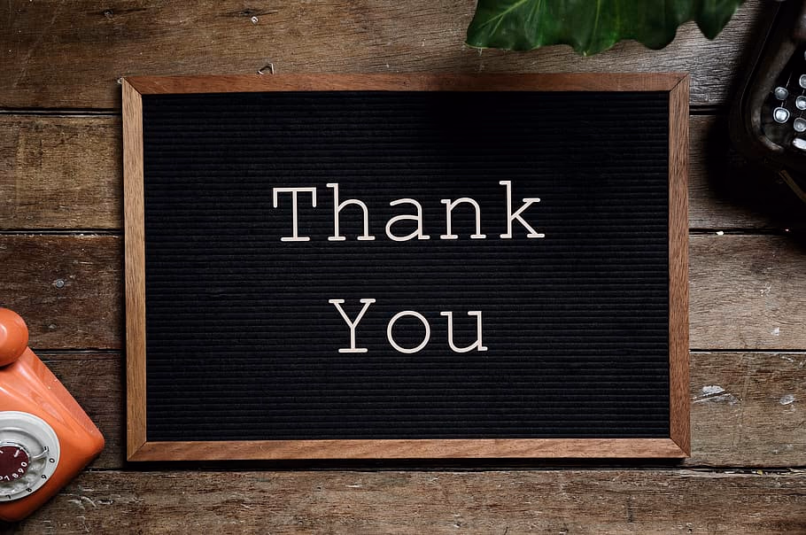 Thank you blackboard illustration for DevBytes news blog