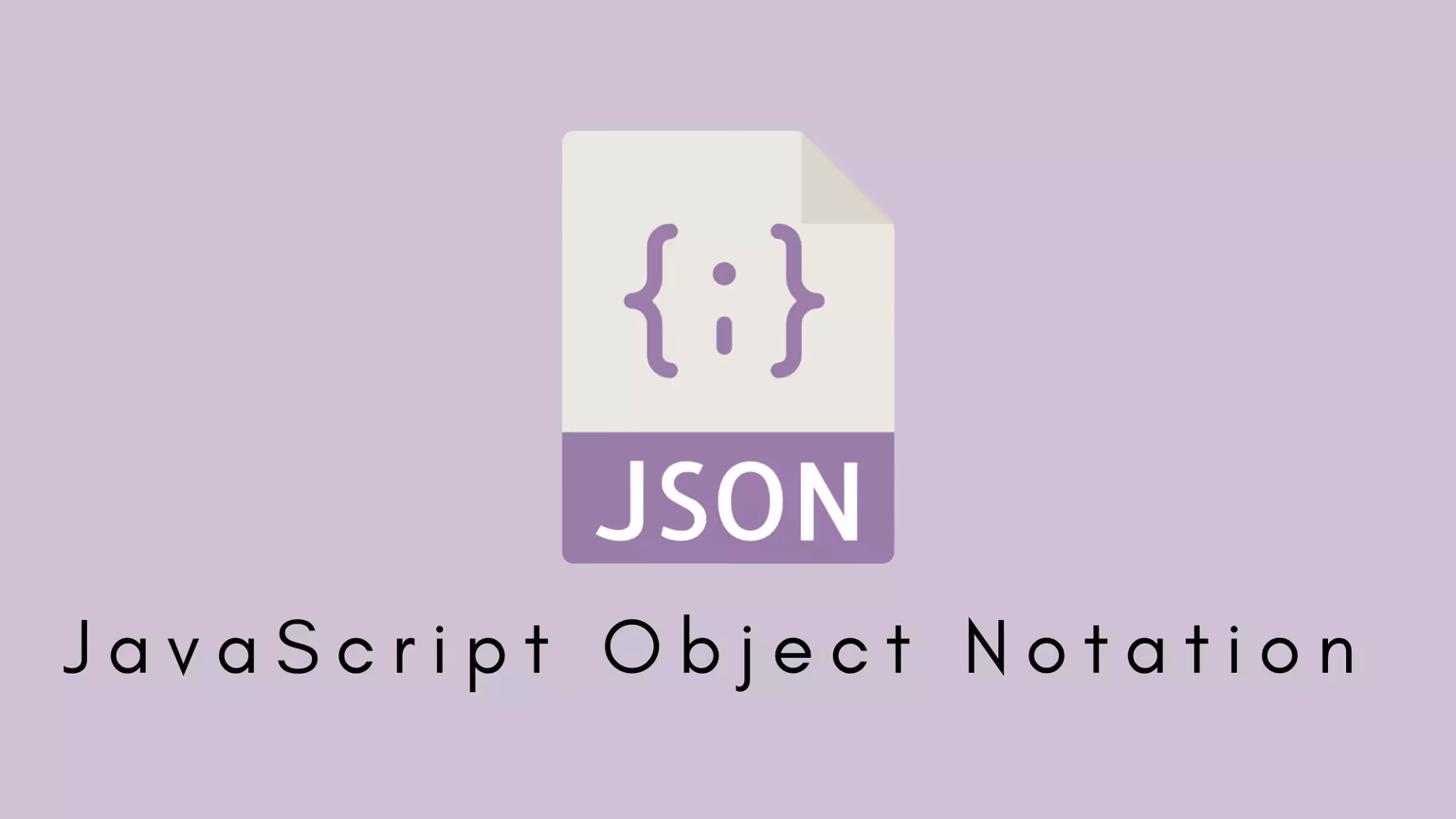 JSON data format illustration