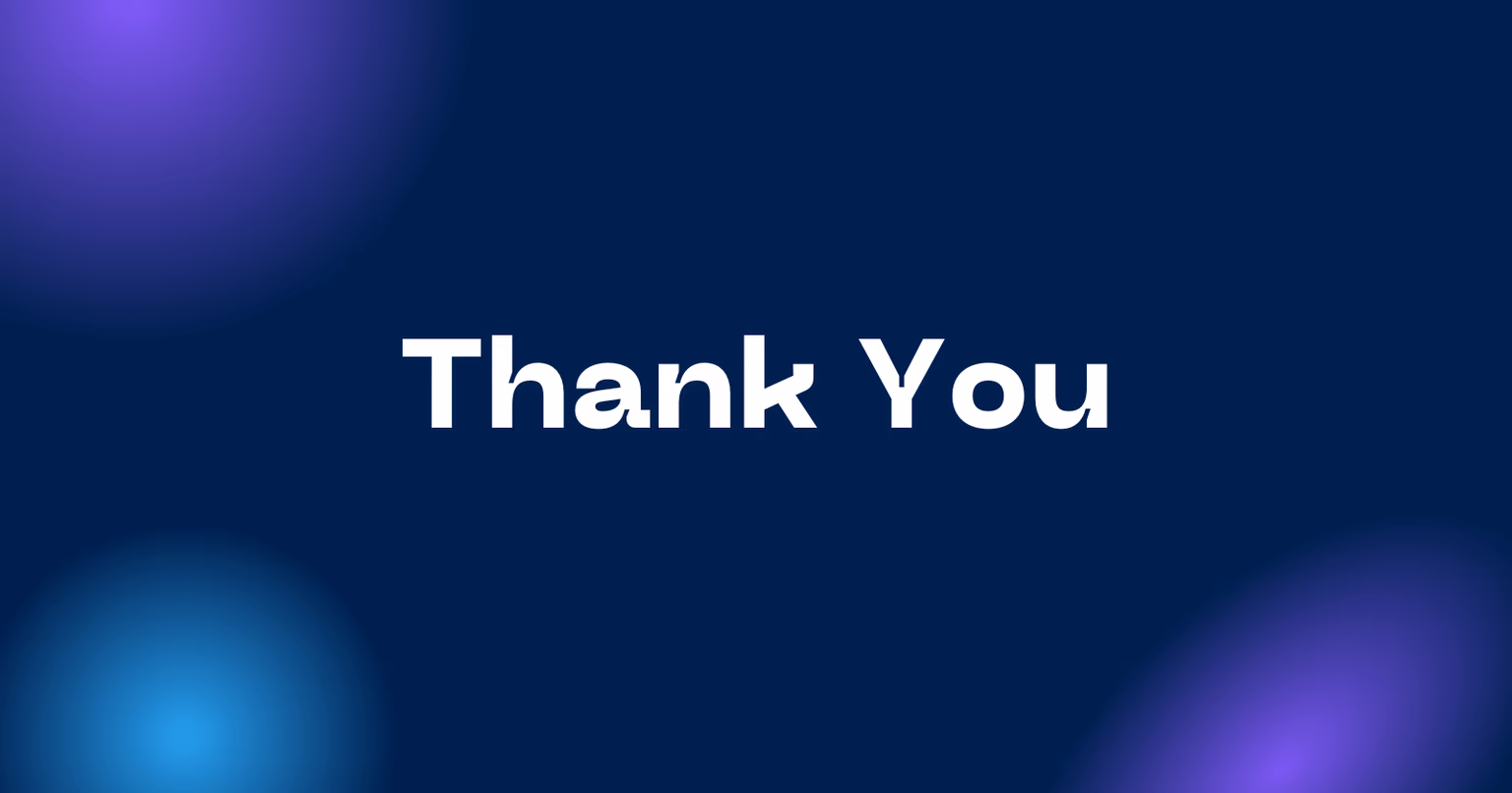 Thank you graphic for JavaScript Objects vs JSON blog