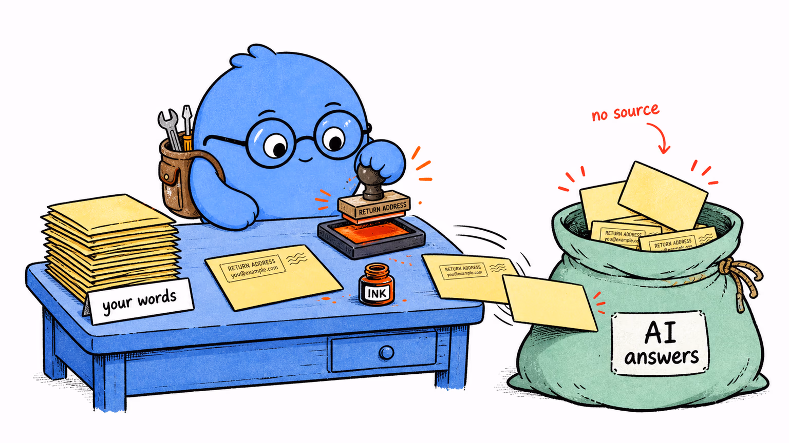 AI search engines extracting content without source attribution